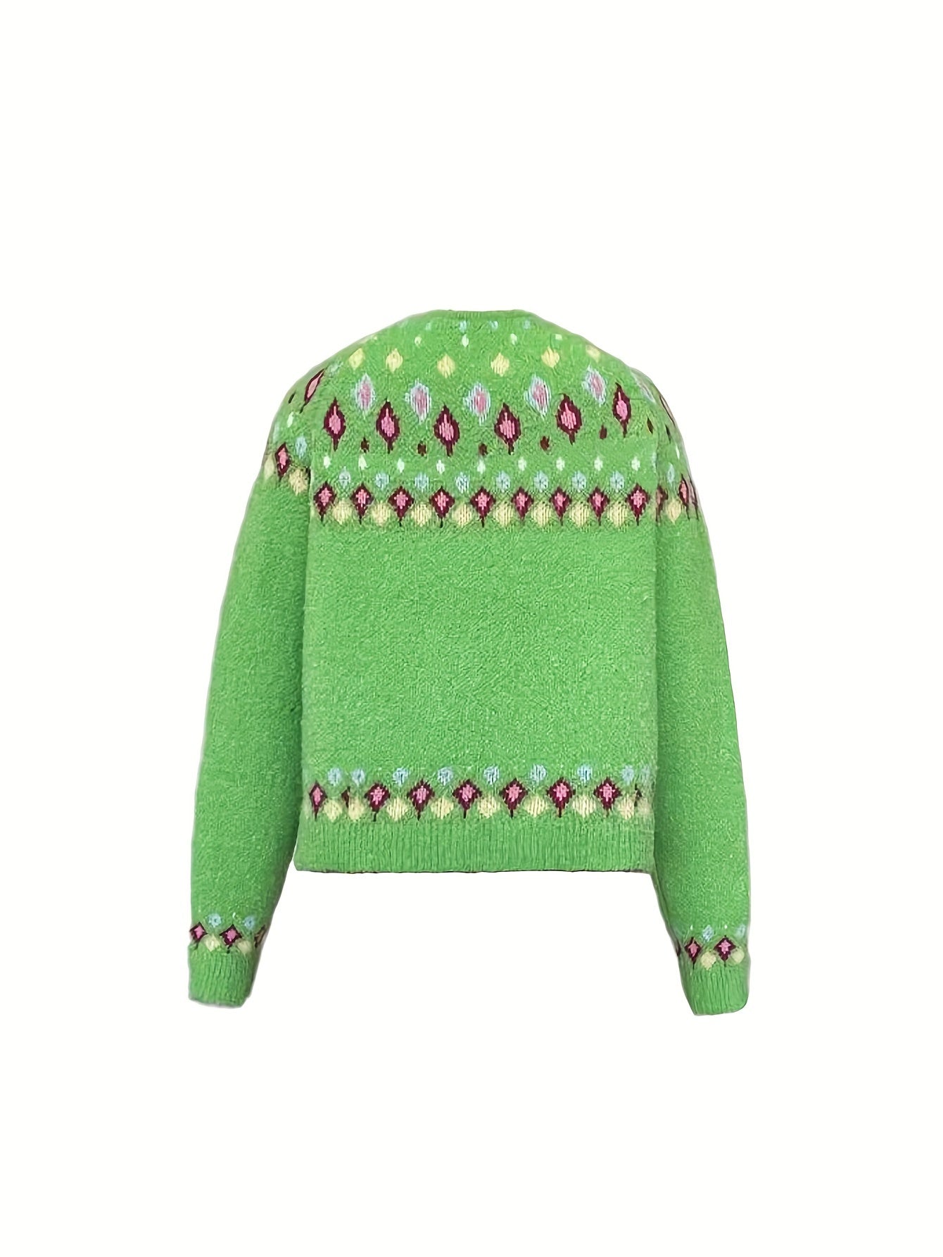 Bitten Holmgaard | Severský pletený cardigan se vzorem