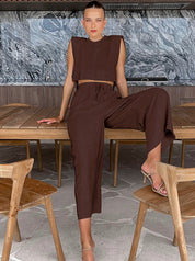 Noemi Bellucci | Todelt minimalistisk sæt med elegant silhuet