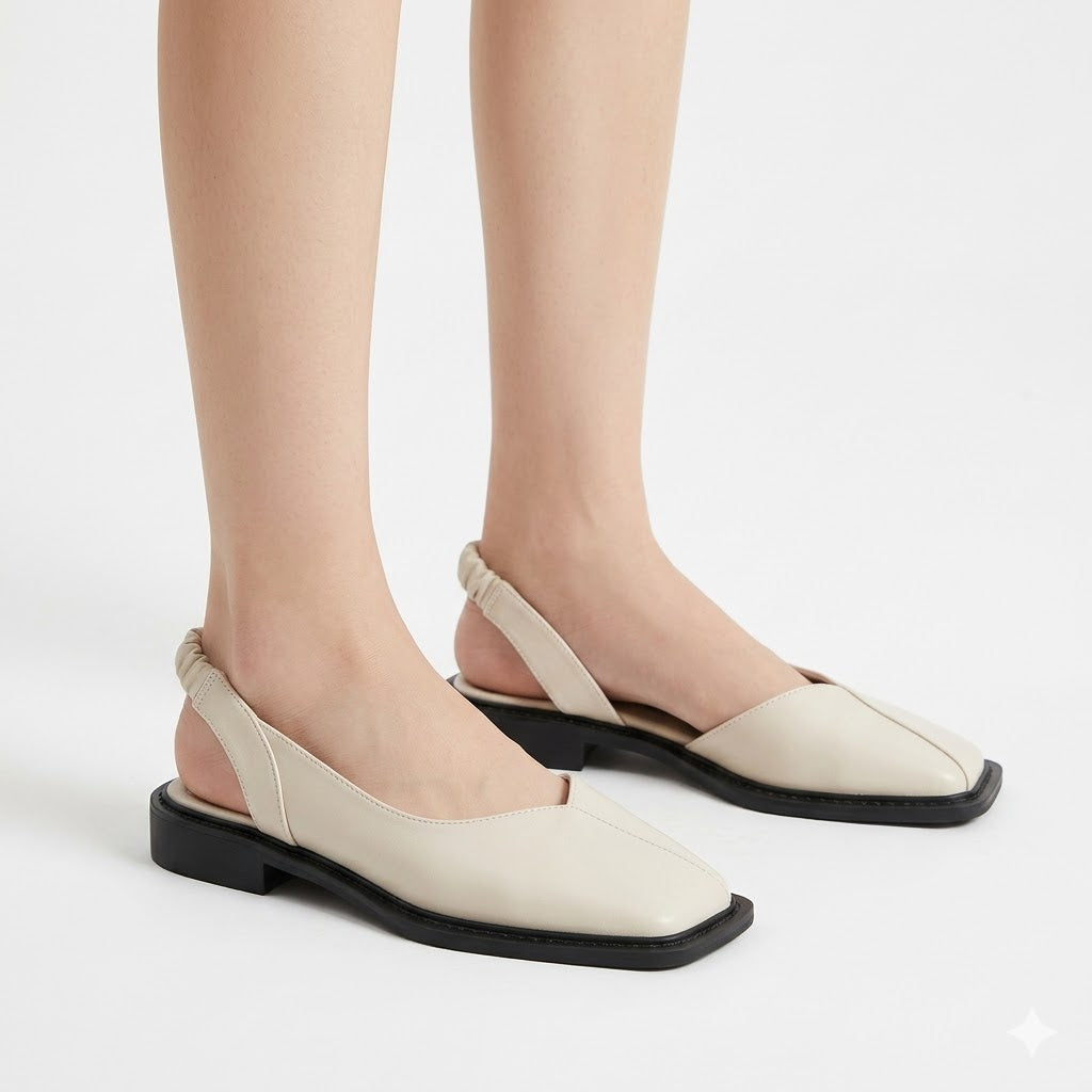 Celeste Whitmore | Slingback sandaler med minimalistisk elegance