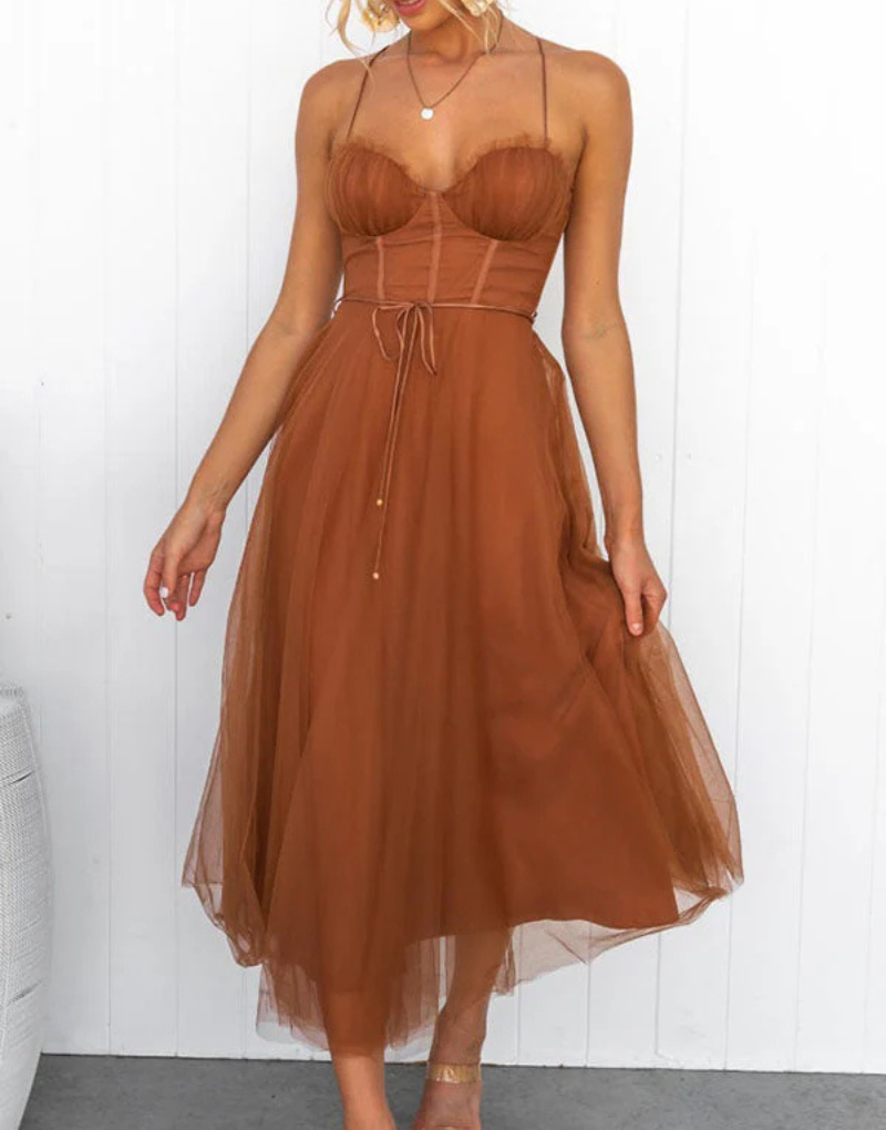 Chloé Rivière | Maxi sommerkjole med let og elegant fald