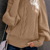 Nicoline Bruhn | Cable-Knit Sweater with Turtleneck