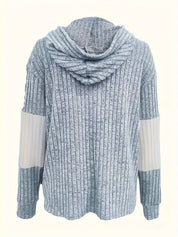 Solveig Kragh | Structured Colour-Block Hooded Jacket