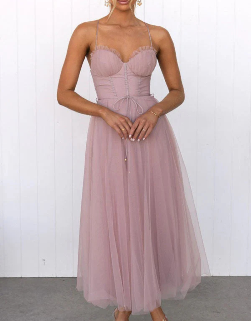 Chloé Rivière | Maxi sommerkjole med let og elegant fald