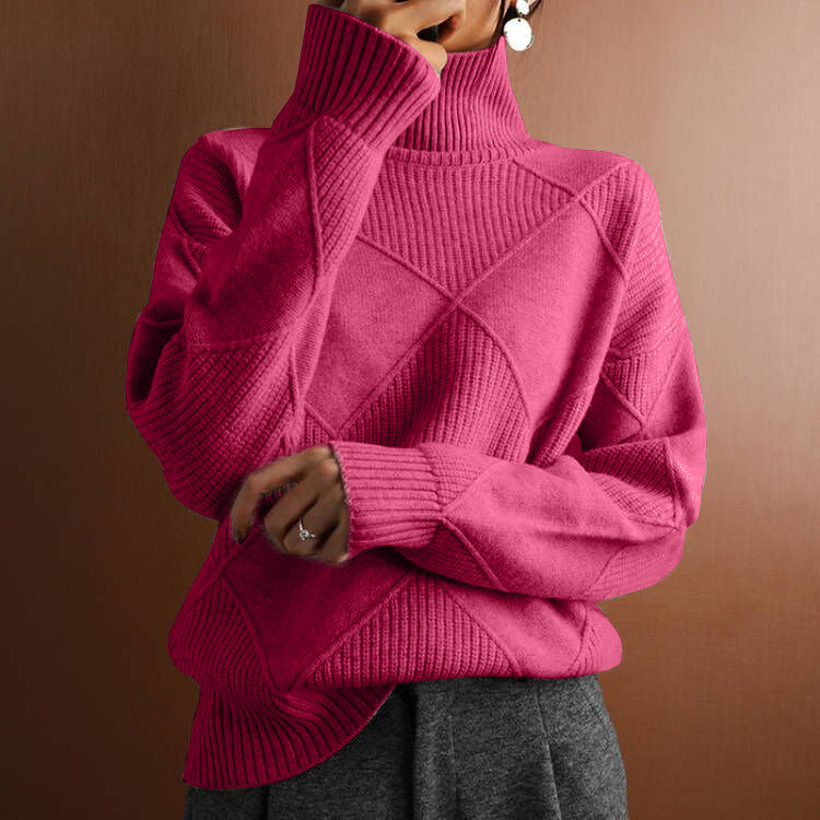 Camilla Sørensen | Yellow knitted blouse with a textured pattern