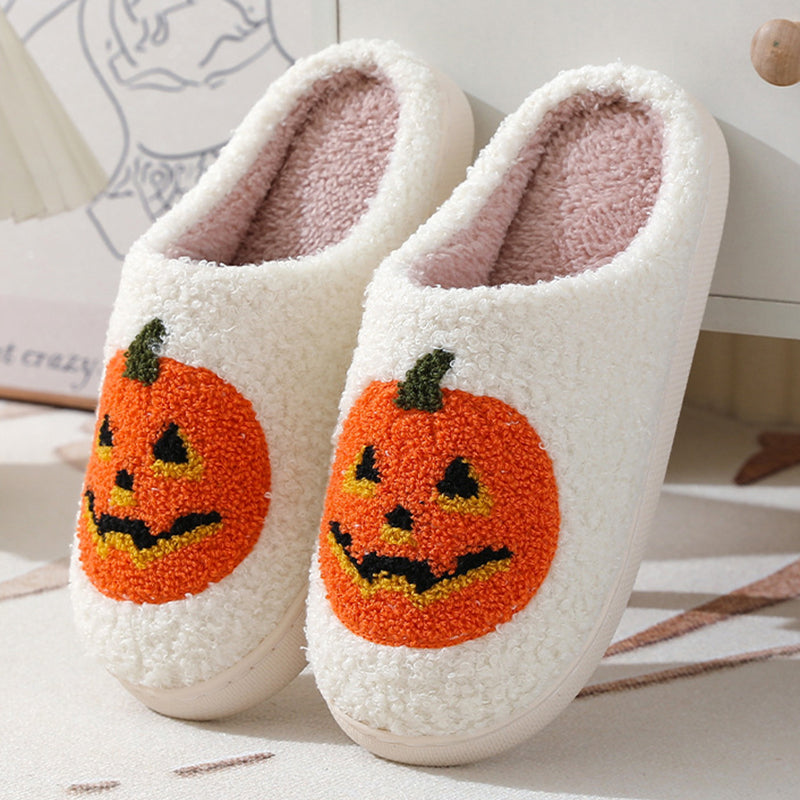 Little Boo | Pumpkin Halloween Slippers