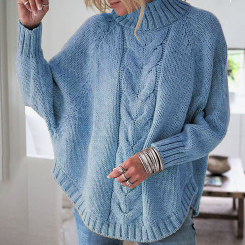 Marianne Krarup | Dámský oversized pletený svetr s netopýřími rukávy
