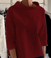 Sara Møller | High-neck sweater with long sleeves