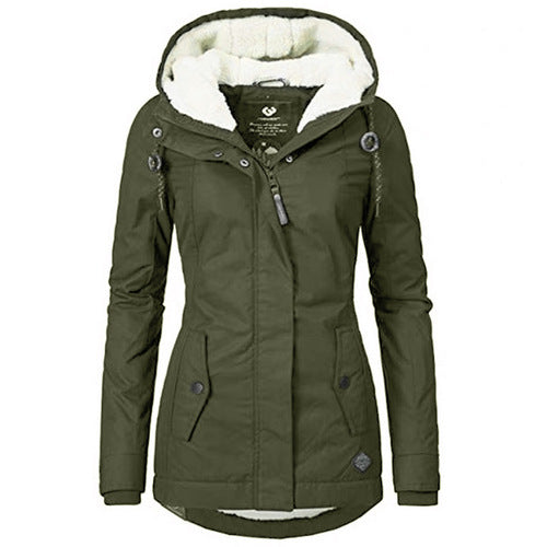Lene Kristiansen | Wattierte Parkajacke mit Fleecefutter für Damen