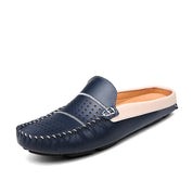 Nikolaj Friis | Loafers uden Hæl i Læder med Perforeret Design