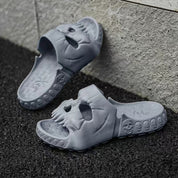 Fright Night | Skull Halloween Slippers For Women