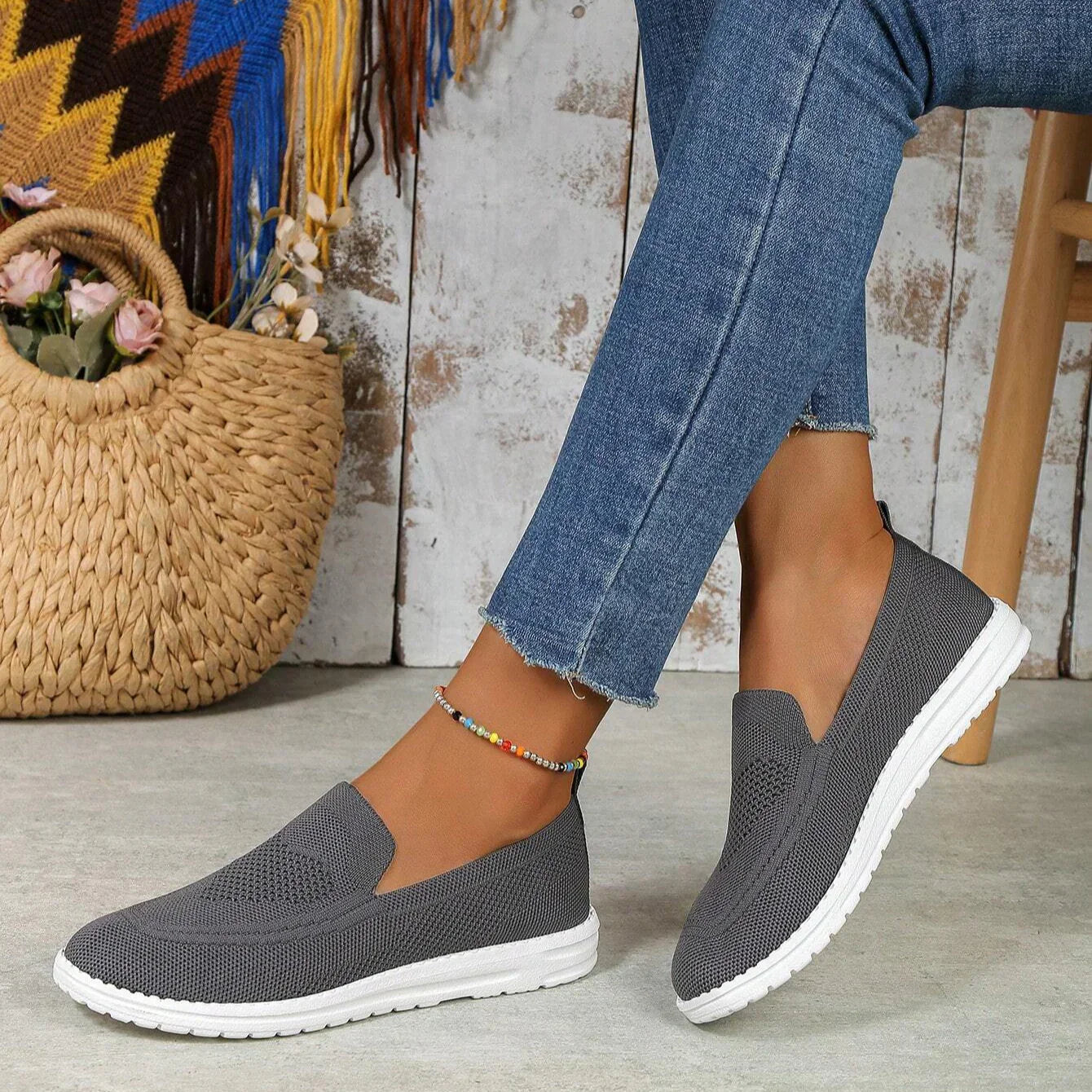 Amelie Dubois | Slip-on sneakers med let og fleksibelt design