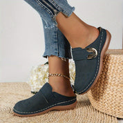 Francesca Lombardi | Sort Slip-On Mule med Blød Indersål