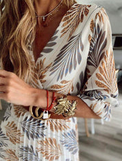 Sienna Laurent | Boheme maxikjole med blomsterprint til kvinder
