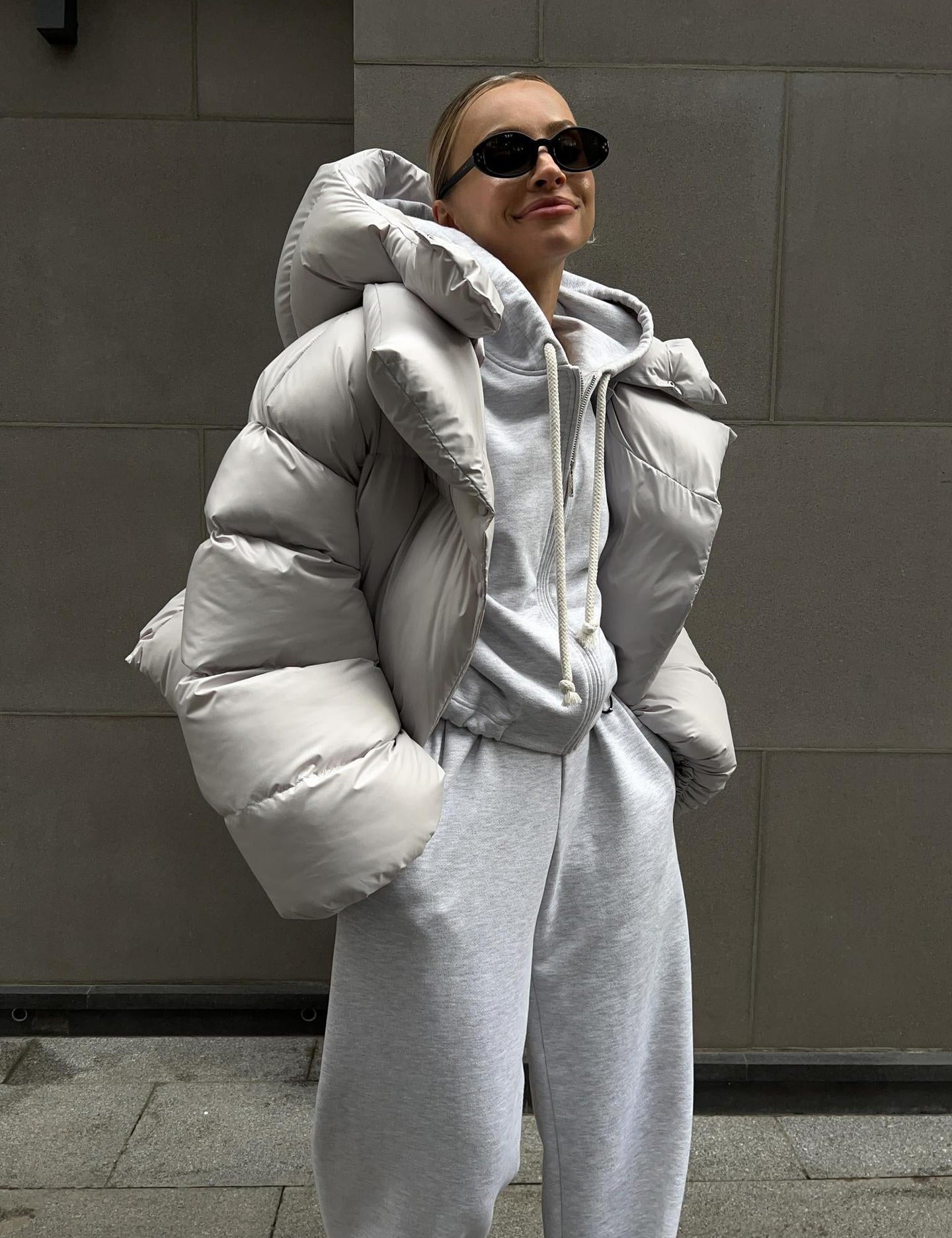 Maja Jensen | Prošívaná bunda v oversized střihu