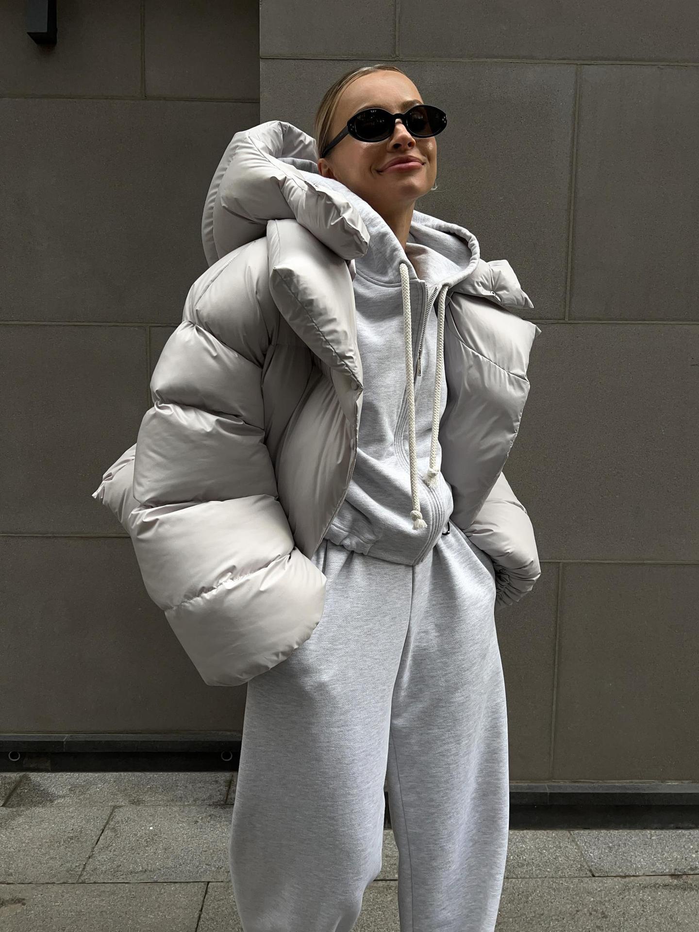 Maja Jensen | Pufferjakke i vatteret oversize-design