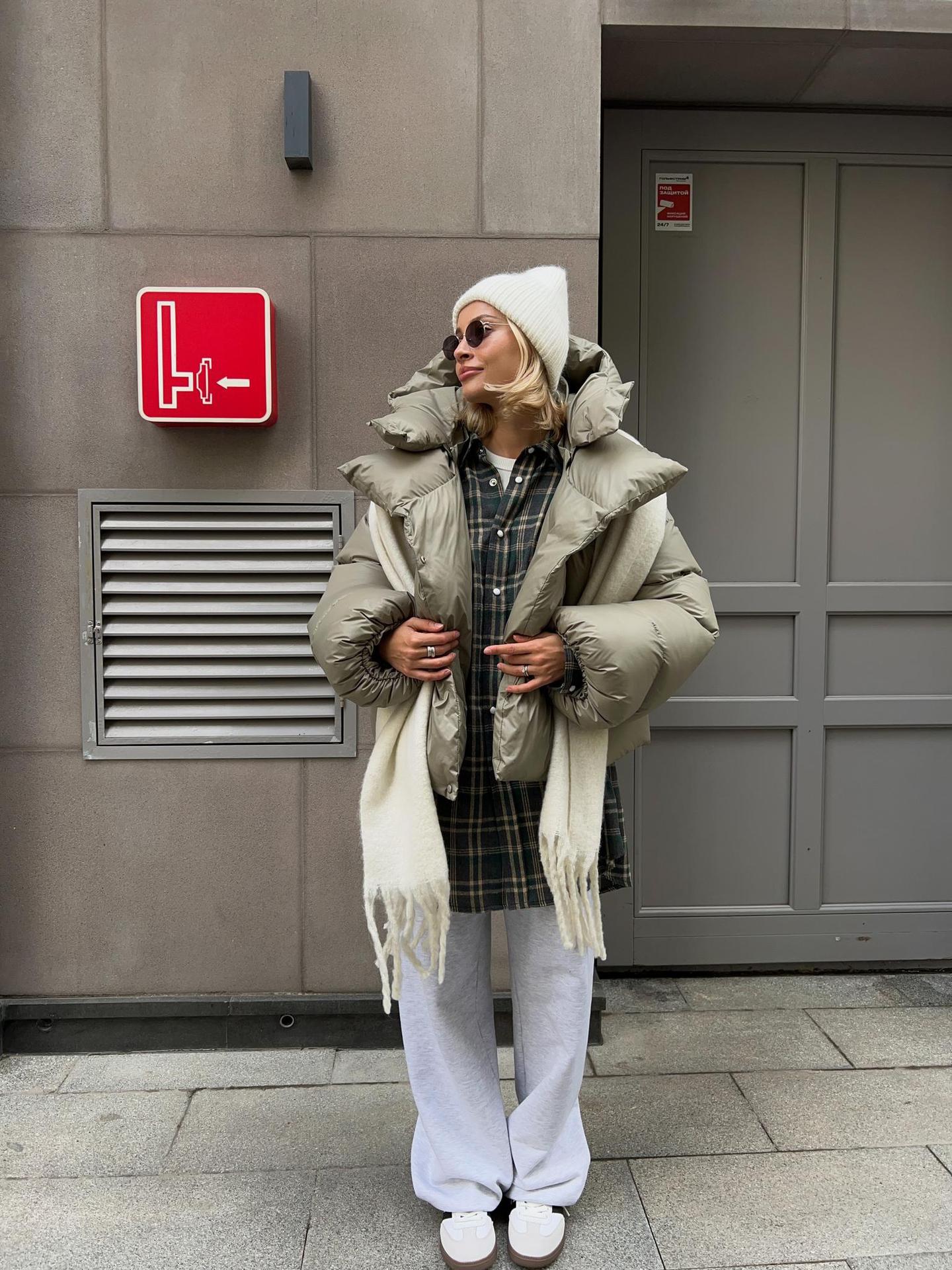 Maja Jensen | Pufferjakke i vatteret oversize-design