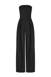 Lucienne Bellamy | Stropløs Jumpsuit i Marineblå