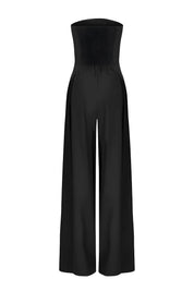 Lucienne Bellamy | Stropløs Jumpsuit i Marineblå