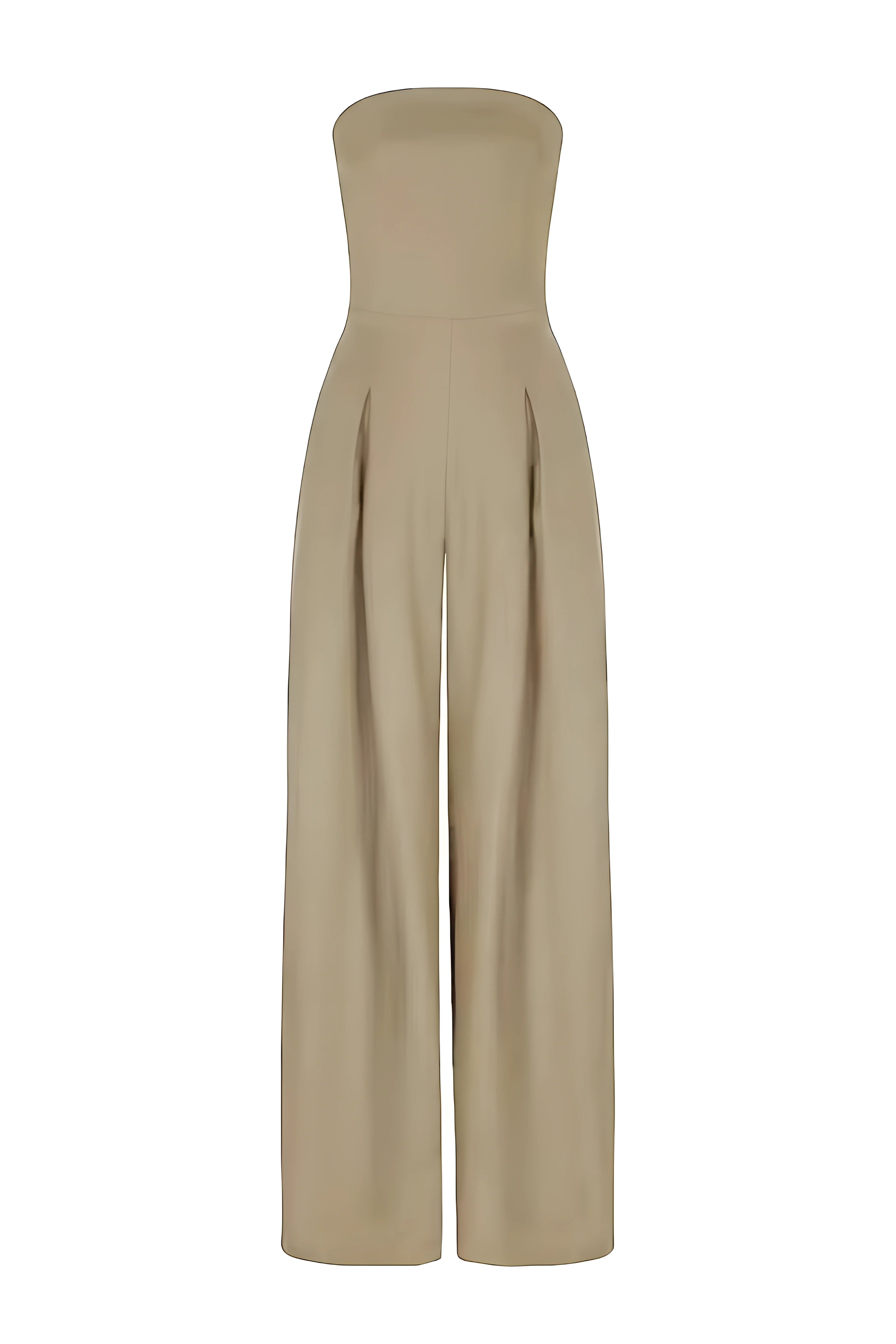 Lucienne Bellamy | Stropløs Jumpsuit i Marineblå