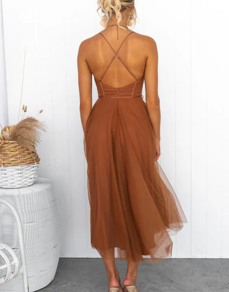 Chloé Rivière | Maxi sommerkjole med let og elegant fald