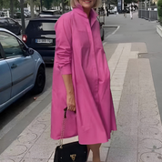 Gianna Romano | Sporty luksus polo kjole i midi-længde
