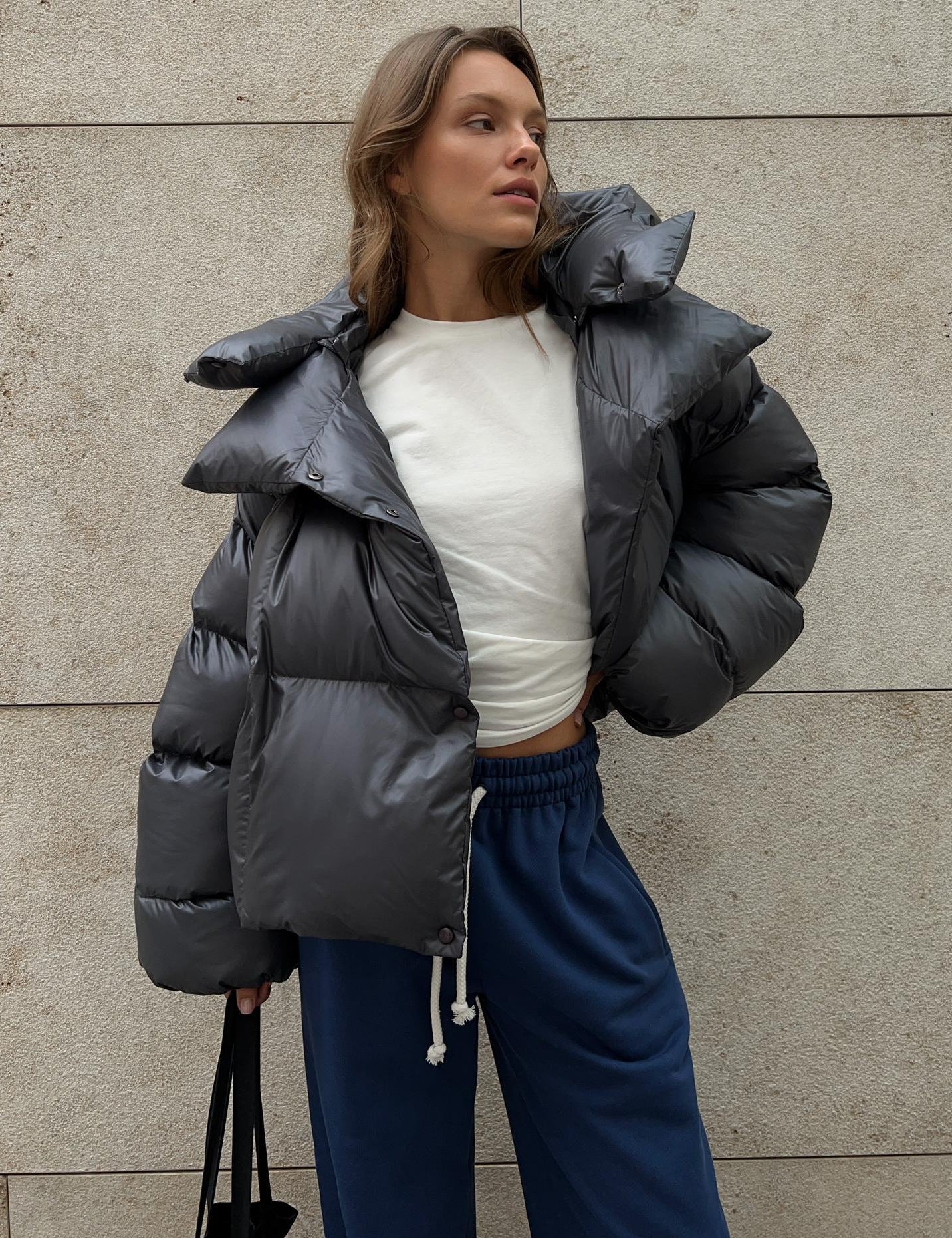 Maja Jensen | Prošívaná bunda v oversized střihu