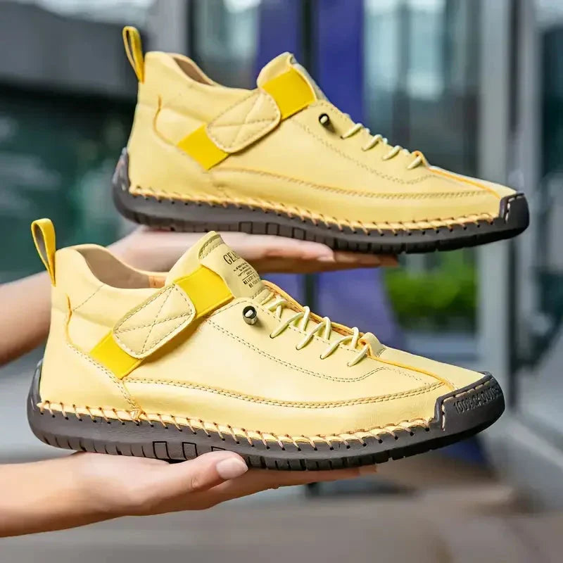 Signe Frost | Sneakers i struktureret læder til kvinder