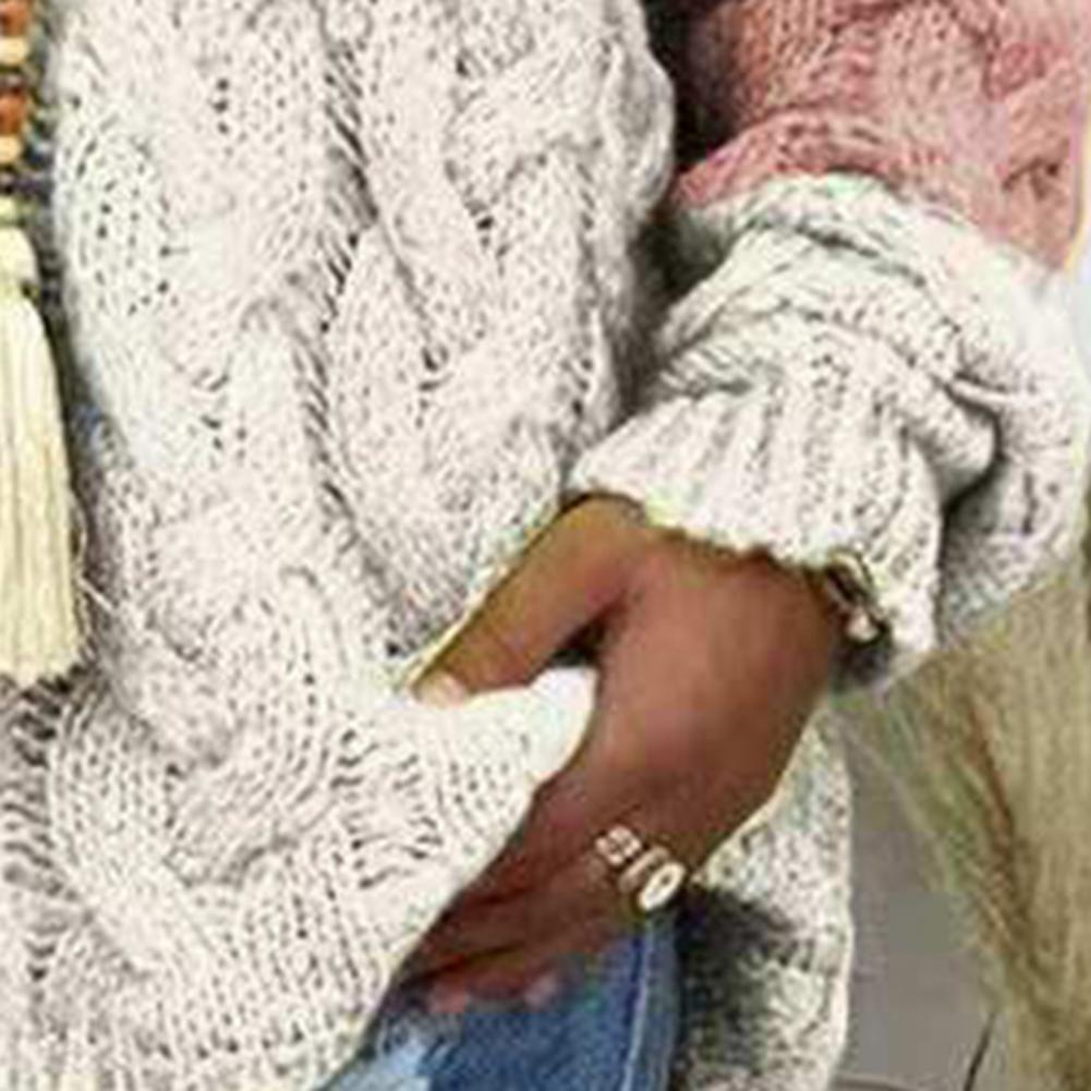 Signe Kristensen | Knitted hoodie sweater in a color-block design