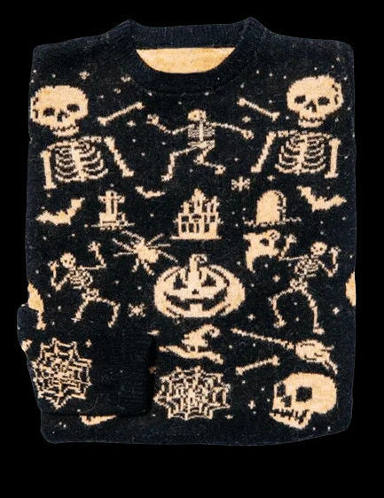 Karen Sørensen | Æble-strikket sweater med Fair Isle-mønster