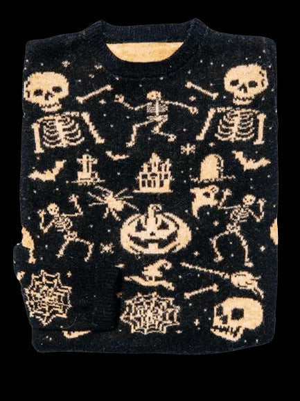Karen Sørensen | Æble-strikket sweater med Fair Isle-mønster