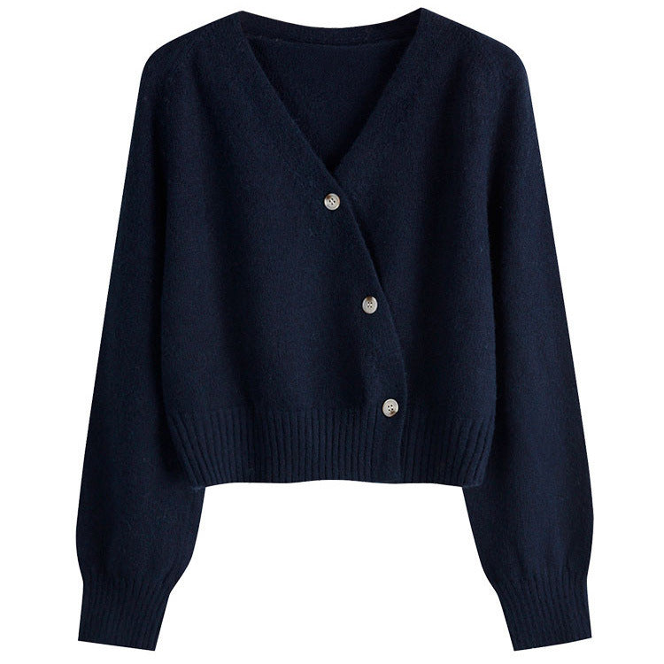 Ida Vang | Strikket wrap-cardigan med knapper