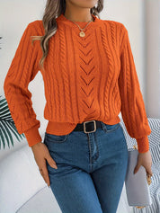 Nora Jørgensen | Cable-Knit Textured Sweater