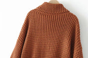 Sanne Dam | Oversize-Strickbluse mit Rollkragen