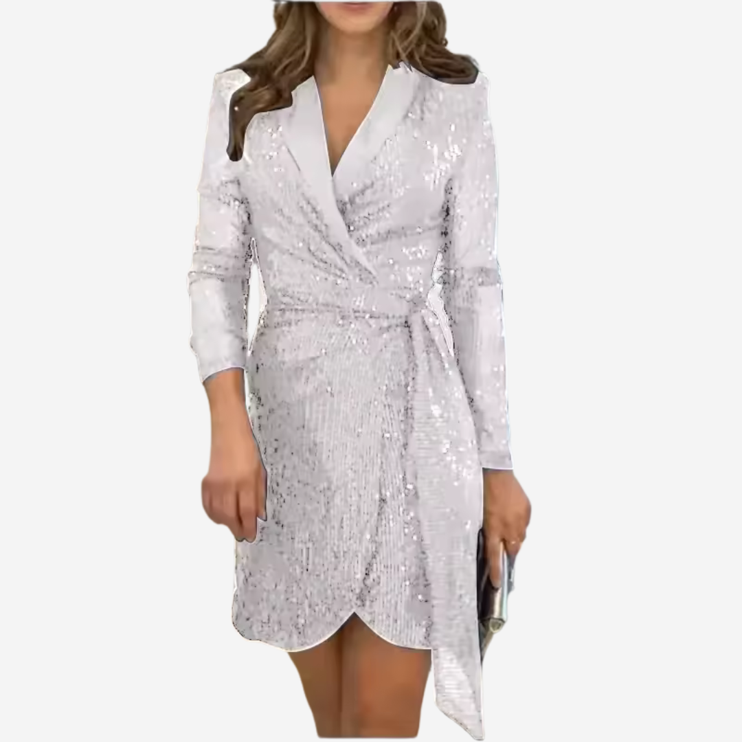 Sofia Bellini | Blazer luksus mini kjole med pailletter