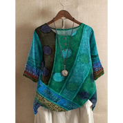 Lottie Moretti | Boheme Sommer Top med Farvespil