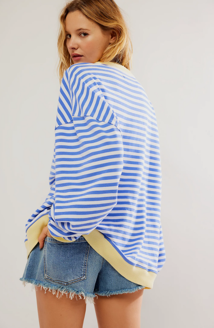 Selma Vinter | Striped Sweater with Round Neck
