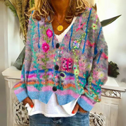 Isabella Moretti | Strikket sweater med boheme-inspireret mønster