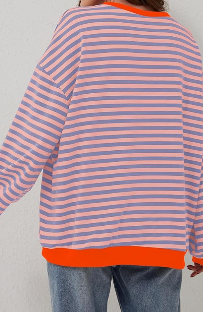 Selma Vinter | Striped Sweater with Round Neck
