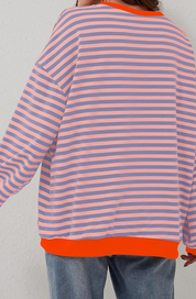 Selma Vinter | Striped Sweater with Round Neck