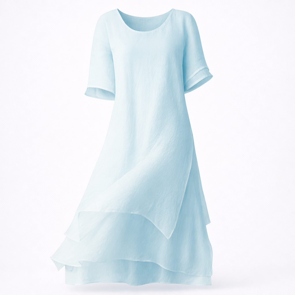 Camilla Moretti | Elegant midi kjole med slids til kvinder