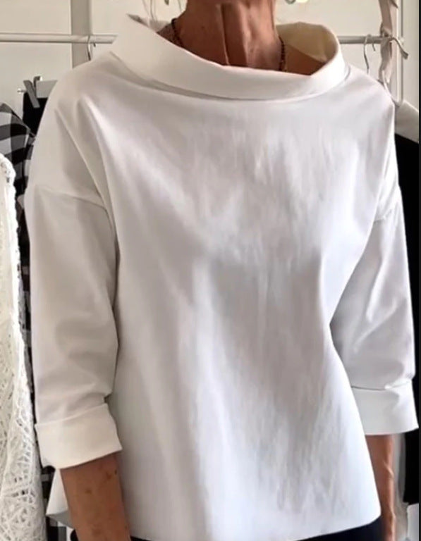 Sara Møller | High-neck sweater with long sleeves