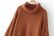 Sanne Dam | Oversize-Strickbluse mit Rollkragen