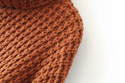 Sanne Dam | Oversize-Strickbluse mit Rollkragen
