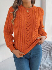 Nora Jørgensen | Cable-Knit Textured Sweater