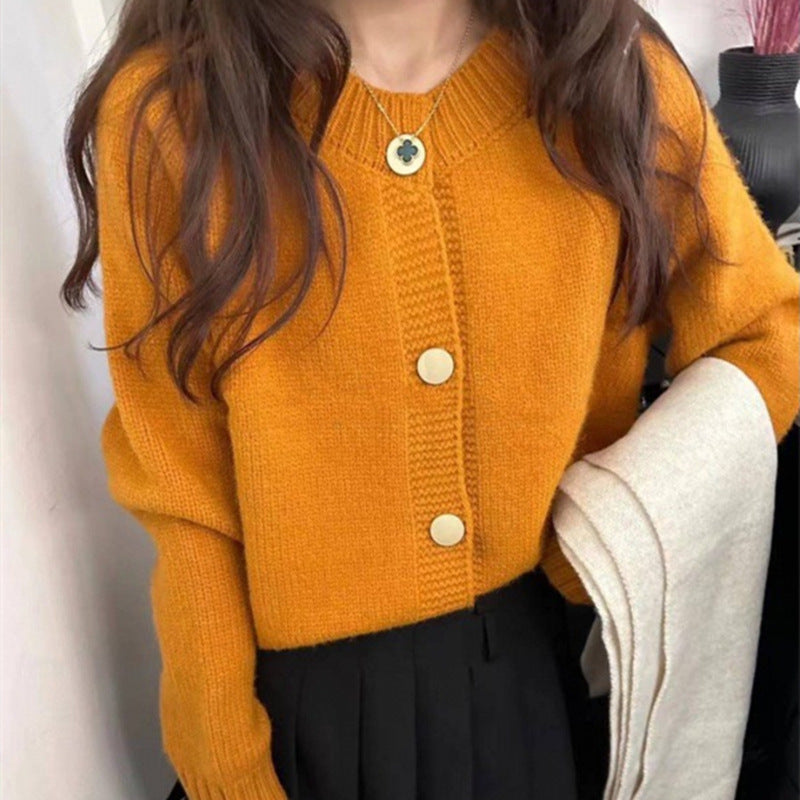 Sidsel Bech | Strikket cardigan med knapper i rosa