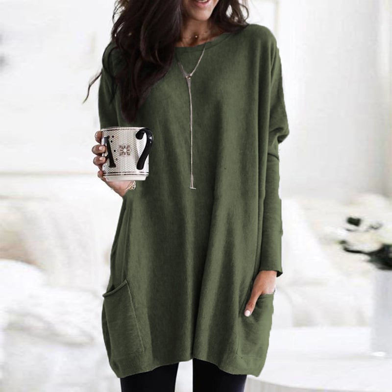 Rosalind Pemberton | Oversized Tunika Sweater med Lommer