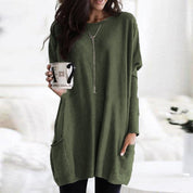 Rosalind Pemberton | Oversized Tunika Sweater med Lommer