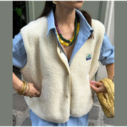 Vibeke Holm | Teddyfleece-vest til kvinder