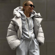 Maja Jensen | Pufferjakke i vatteret oversize-design
