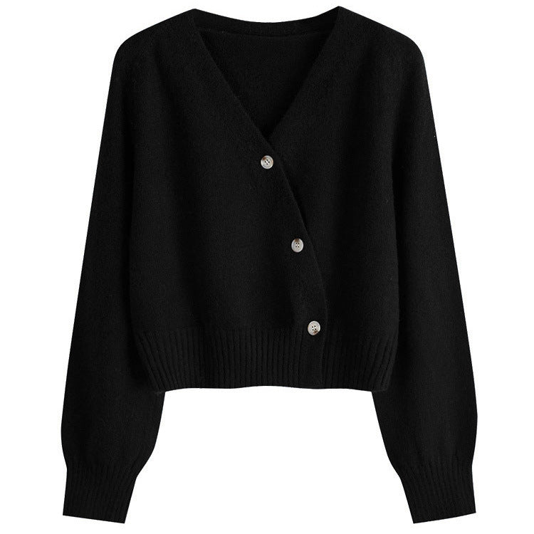 Ida Vang | Strikket wrap-cardigan med knapper